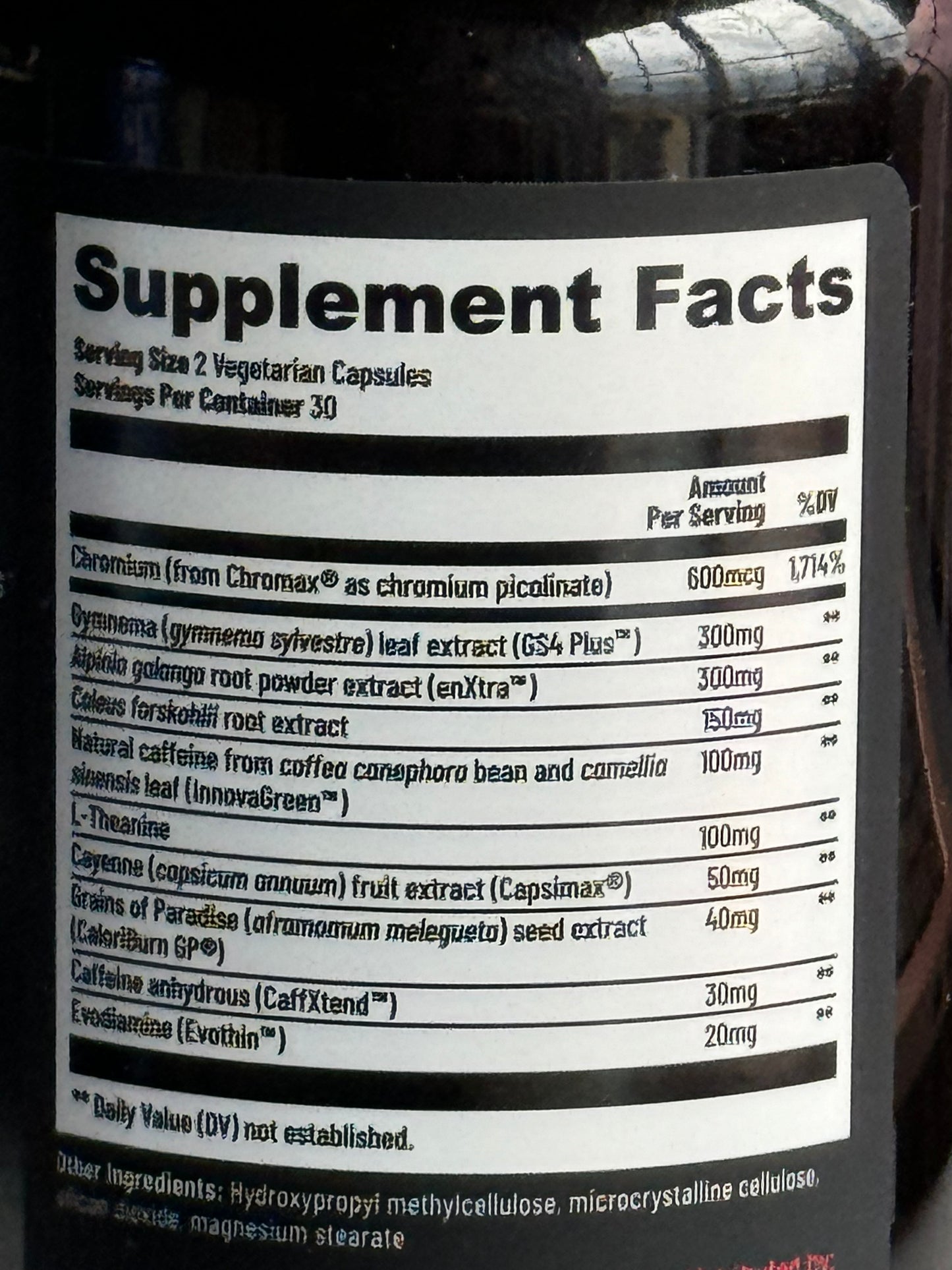 Burn Evolved 60 Vegetarian Capsules